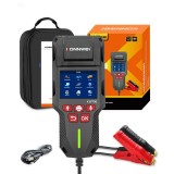 Cumpara ieftin Tester de baterie auto KONNWEI KW700 cu imprimanta termica integrata, 12V/24V, ecran LCD color, compatibil cu AGM, GEL, EFB, Plumb-acid si Litiu