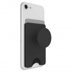 Portofel Popsockets de telefon, pentru carduri, compatibil cu MagSafe, negru - SECOND