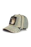 Goorin Bros șapcă de baseball din denim Pit Boss culoarea bej, 101-2270