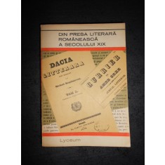 DIN PRESA LITERARA ROMANEASCA A SECOLULUI XIX