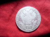 Moneda 20 Kreuzer 1806 B Austria Francisc II , argint , cal. Buna, Europa