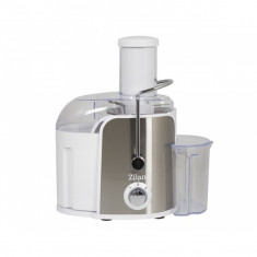 Storcator legume fructe ZILAN ZLN-7979, Putere 800 W, Recipient colectare pulpa 1.6L, Pahar gradat colectare suc 0.75L, Alb/Inox - ZLN7979 foto