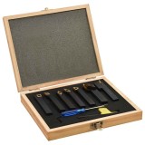 Cumpara ieftin Set unelte de strunjire indexabile, 12 piese, 12 x 12 mm, 80 mm