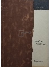 I. Cuculescu - Analiza numerica (Editia: 1967) foto