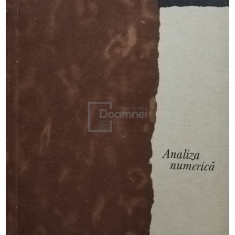 I. Cuculescu - Analiza numerica (editia 1967)