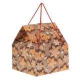 Cutie Cadou Pliabilă de Crăciun cu Maner &ndash; Ambalaj Personalizat, CMCLASS
