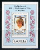 Anguilla 1982 - Prințesa Diana, colita neuzata