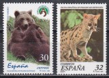 Spania 1996-1997 - Animale rare, 2 serii, MNH, Nestampilat