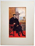 Art print 1903 TITIAN Carol al V - lea 22 x 29 cm _ Vechi Maestri