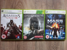 Assassin&amp;#039;s Creed II / Dishonored / Mass Effect - 3 jocuri Xbox 360 foto