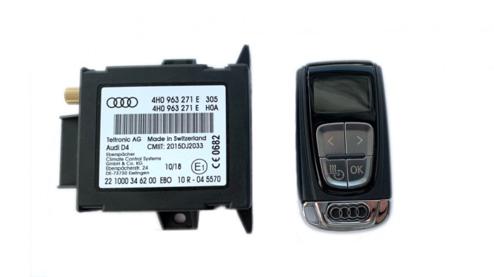 OE REMOTE CONTROL + MODULE PARKING HEATER CONTROLLER WEBASTO AUDI A3 A6 A7 A8 Q5 Q7 Q8 4H0963271E 4H0963511C