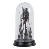 Cumpara ieftin Decoratiune Chei polirasina metal sticla 18x36 cm