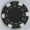 Jeton Poker - negru, 40 mm