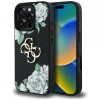 Husa pentru Apple iPhone 16 Pro Max, Guess, 4G Grained Roses Big Logo, Neagra