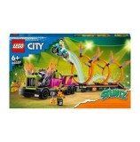 Cumpara ieftin LEGO City - Camion de cascadorie si provocarea cercurilor de foc 60357