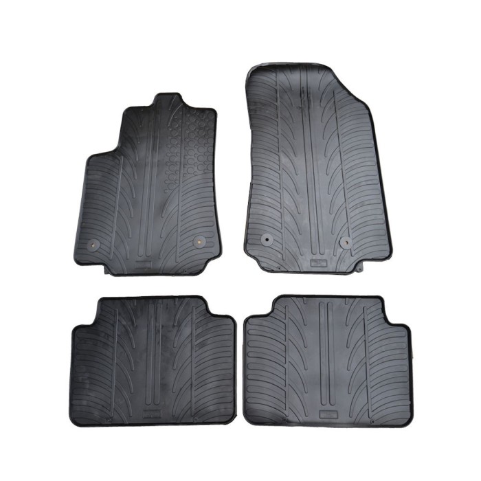 Set covorase auto din cauciuc Citroen C3 Aircross 10.2017-, Manual, Negru, Gledring, 4 buc. AutoDrive ProParts