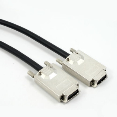 Cablu Nou External Infiniband SAS 34 pin SFF-8470 to SFF-8470 cable 1.0m foto