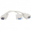 Cablu VGA Splitter conexiune de la 1 la 2 monitoare (duplicat imagine, nu se extinde), Oem