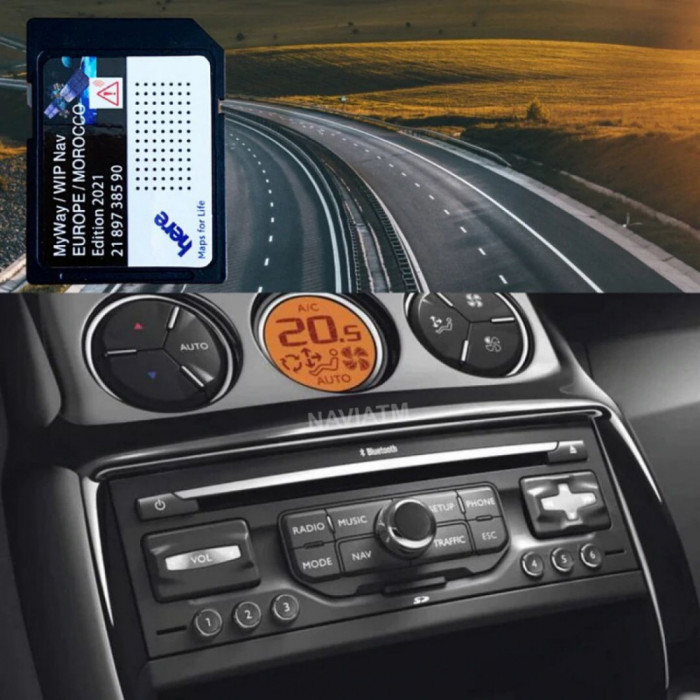 Card harti navigatie Peugeot/Citroen WipNav Mynav RNEG 2021