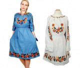 Cumpara ieftin Set rochii traditionale Mama - Fiica - Floarea Soarelui, Ie Traditionala