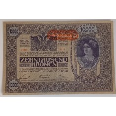 Austro-Ungaria, 10.000 Kronen 1918.