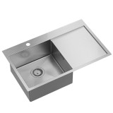 Chiuvetă inox RUSSEL 111 BRUSH NICKEL