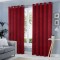 Draperie tip tesatura in cu inele albe, Madison, 150x215 cm, densitate 700 g/ml, Calandra, 1 buc
