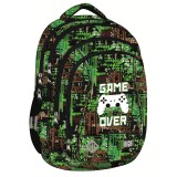 Ghiozdan ST.Right, colectia Game Over, BP04, impermeabil, 43x32x20 cm
