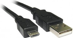 CABLU alimentare si date SPACER, pt. smartphone, USB 2.0 (T) la Micro-USB 2.0 foto