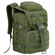 Rucsac militar Foxter Survival Tactical, impermeabil, 60l, reglabil, verde foto