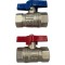 Robinet de Trecere Apa 1/2&quot; FF cu Fluture si Bila PN 50 Roval