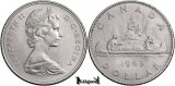 1969, 1 Dollar - Elisabeta a II-a - Canada | KM 76.1