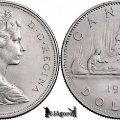 1969, 1 Dollar - Elisabeta a II-a - Canada | KM 76.1