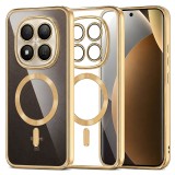 Husa premium Xiaomi Redmi Note 15 Pro+ 5G Asteroid GSM Luxury Crystal MagSafe, auriu