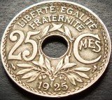 Cumpara ieftin Moneda istorica 25 CENTIMES - FRANTA, anul 1925 *cod 2748, Europa