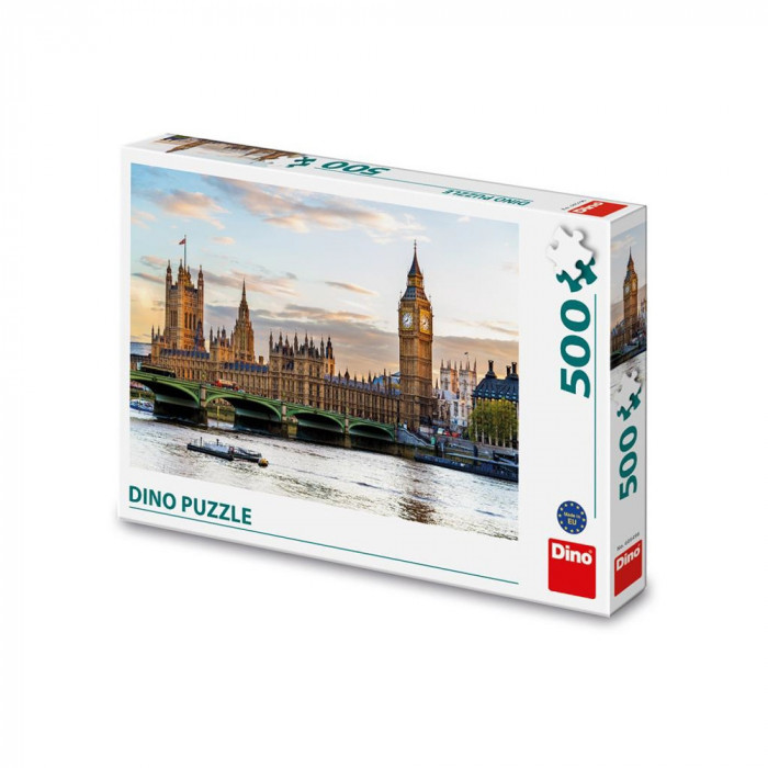 Puzzle Palatul Westminster, 500 piese &ndash; DINO TOYS