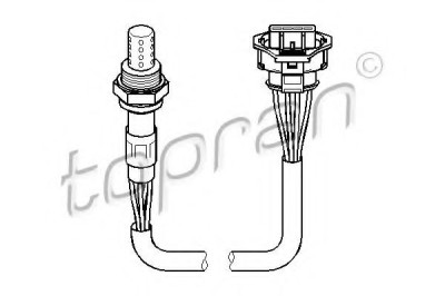 Sonda Lambda OPEL ZAFIRA A (F75) (1999 - 2005) TOPRAN 207 430 foto