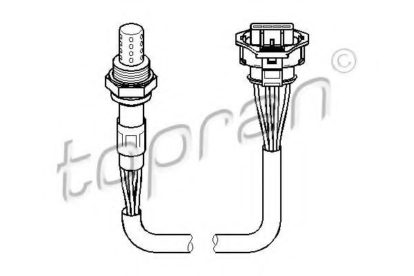 Sonda Lambda OPEL ASTRA G Limuzina (F69) (1998 - 2009) TOPRAN 206 629