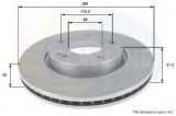 Disc frana HYUNDAI i30 CW (FD) (2007 - 2012) COMLINE ADC1098V