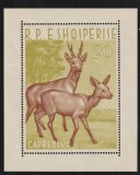 Albania 1962-Fauna,Animale,Bloc dantelat,MNH,Mi.Bl.15 , (0,72/0,88 cm)