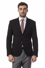 Blazer Negru Barbat Billionaire foto