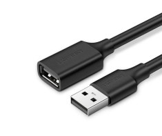 CABLU USB Ugreen prelungitor, &amp;quot;US103&amp;quot; USB 2.0 (M) la USB 2.0 (T), 1.5 m, negru, &amp;quot;10315&amp;quot; (timbru verde 0.18 lei) - 6957303813155 foto