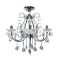 Lustra tip candelabru cristal, 5 brate, E14, IP20, H0055/5