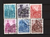 GERMANIA (DDR) 1955 &ndash; PLANUL CINCINAL. MESERII, SERIE STAMPILATA, F134, Stampilat