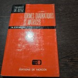 Formes quadratiques et matrices - N. Efimov