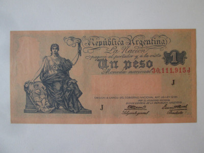 Argentina 1 Peso 1935 in stare foarte buna foto