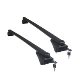 Set bare transversale portbagaj din otel marca Twinny Load TL S99, kit complet cu bare, suporti si antifurt cu cheie, PENTRU modele Cu bare longitudi