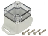 Carcasă Universală ABS Gri Deschis 45x45x40mm, KRADEX
