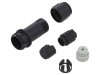 BULGIN Conector Circular Tătă 3 Pini IP68 PXP4011/03P/3035 Buccaneer 4000 Poliamidă Cablu 3-3.5mm
