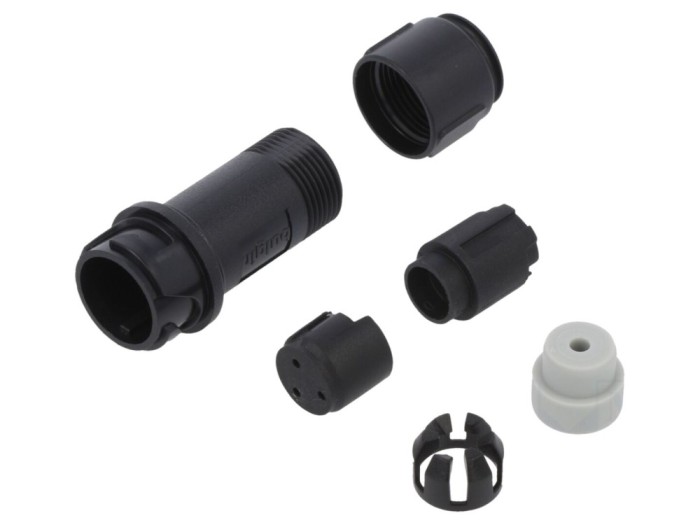 Conector circular tată 3 pini IP68